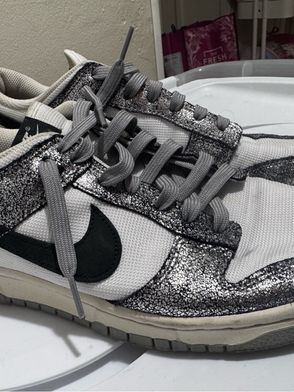 Nike Dunk Casual Low SE Golden Gals Metallic Silver (Women's)